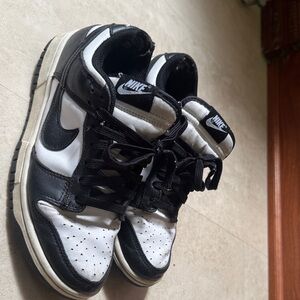 Nike Black and White Low-Top Sneakers